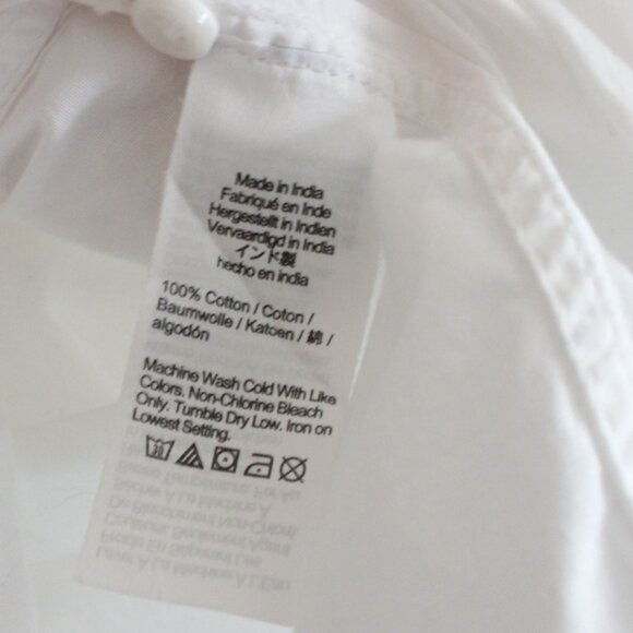 J. Crew Étienne Oversized Shirt in Lightweight Oxford in White - Picture 8 of 8